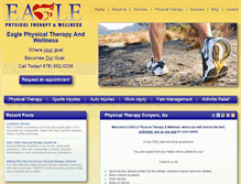 Tablet Screenshot of conyersphysicaltherapy.com